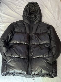 Black puffer jacket