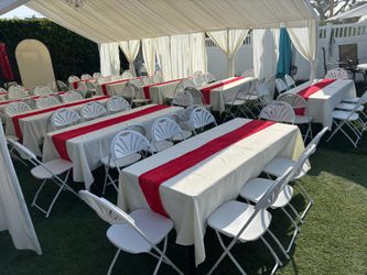 Chairs and tables