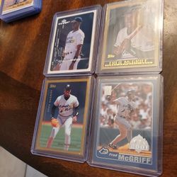Fred Mcgriff Tampa Bay Ray's Baseball Cards Lot 