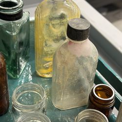 Vintage Glass Bottles 