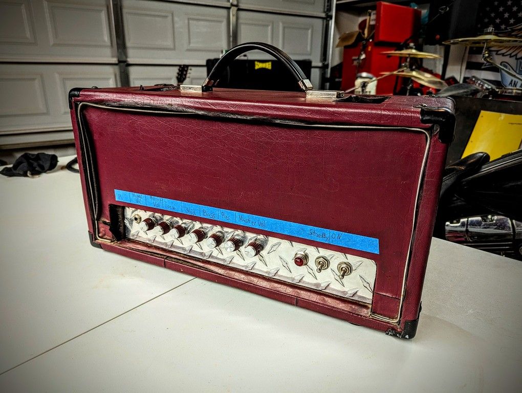 Marshall And Fender Blended Channels Boutique Handwired 50w Tube Amp Head
