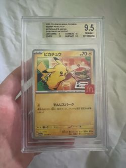 Bgs 9.5 burgerchu McDonald’s pokemon promo