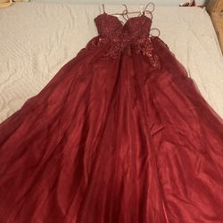 Red Prom Dress Camille La Vie