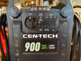 CEN-TECH 3-In-1 Portable Power Pack with Jump Start