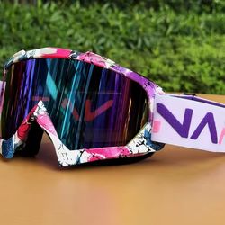 Dustproof Motocross Glasses Adjustable Motorcycle Goggles Breathable Full Face Protective Motorbike Dirt Bike off-road Mask