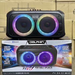 Rechargeable Bluetooth Party speaker w/strap
