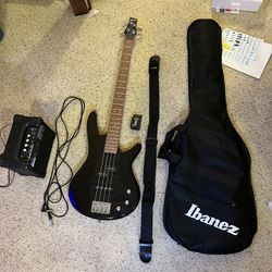 Ibanez Electric Guitar and Amp