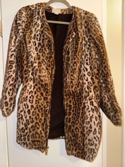 Cheetah fuzzy coat