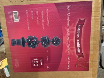 Season Traditions 3 Ball Topiary