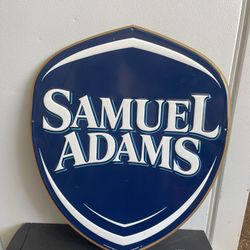 Sam Adams Metal Sign