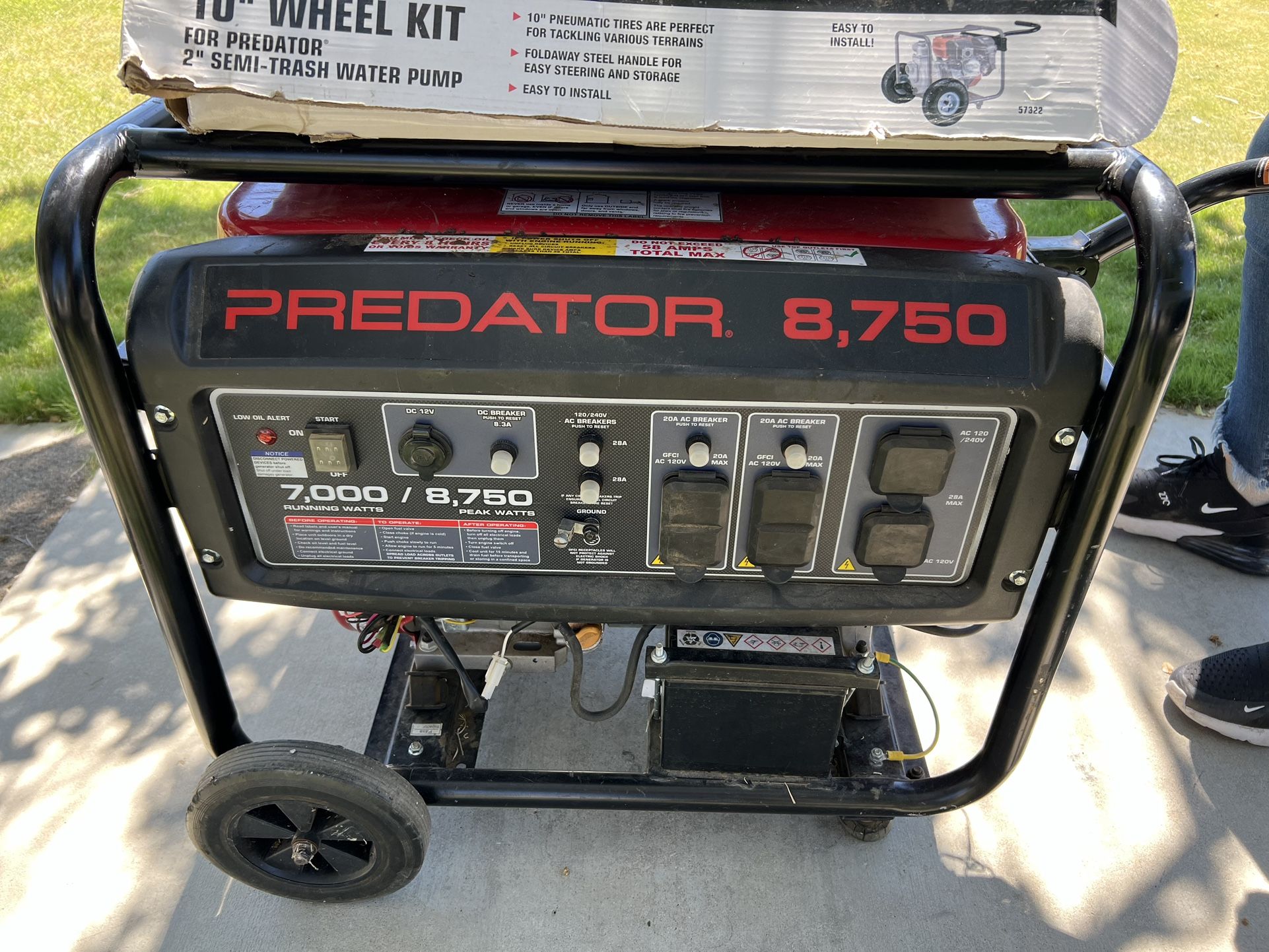 Predator Generator 8750 Best Special Price 375 Firm