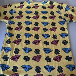 Billionaire Boys Club Diamond And Dollars Reversible T Shirt Size Medium Rare Bape Shark Supreme Box Logo Stussy Undefeated Diamond Supply The Hundred