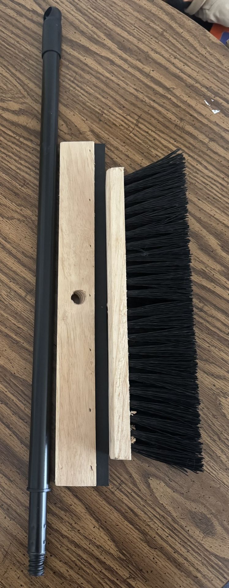 Interchangeable Outdoor Broom And Squeegee