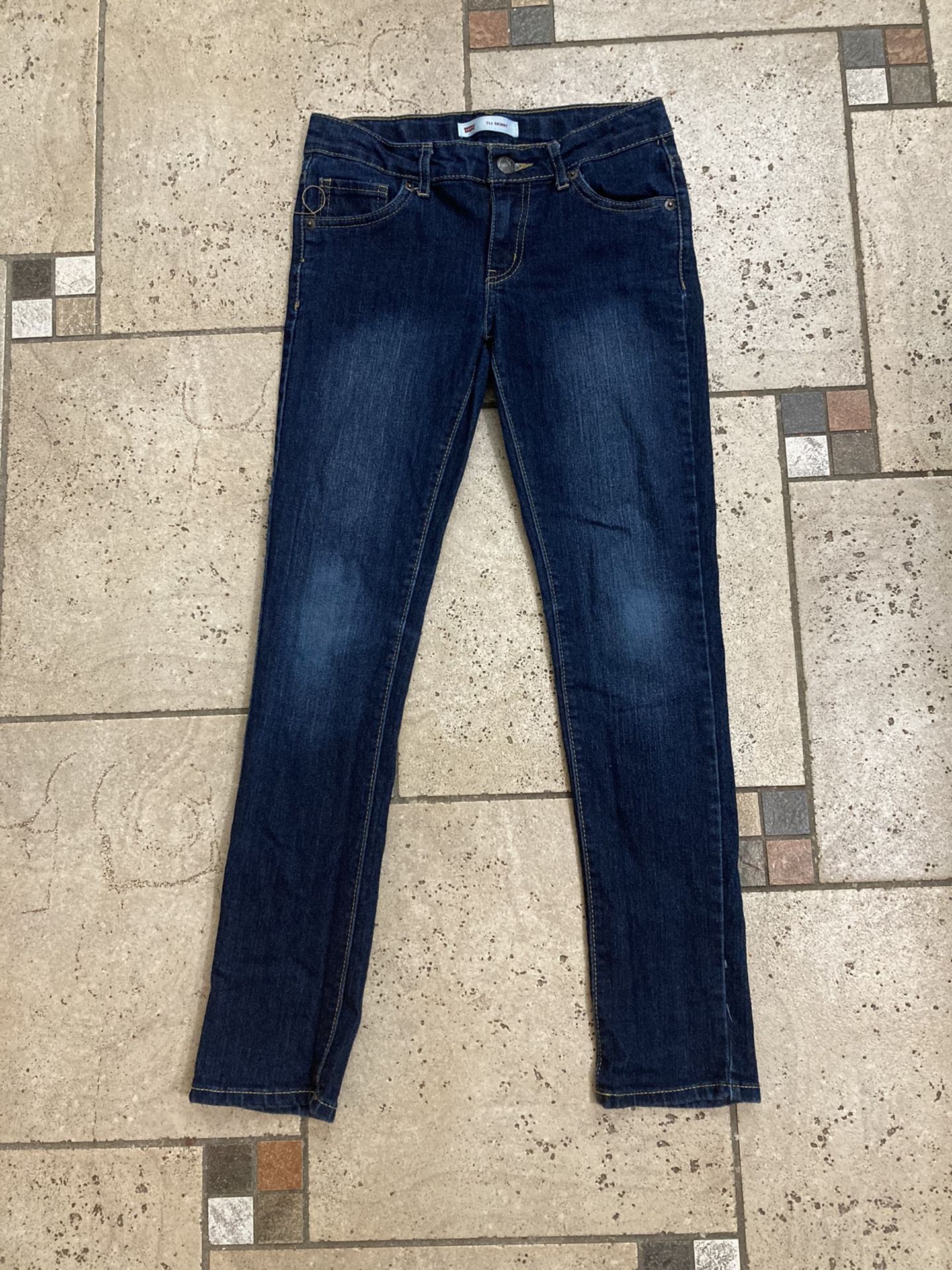Like New Girls Levi’s 711 Skinny Jeans Size 10