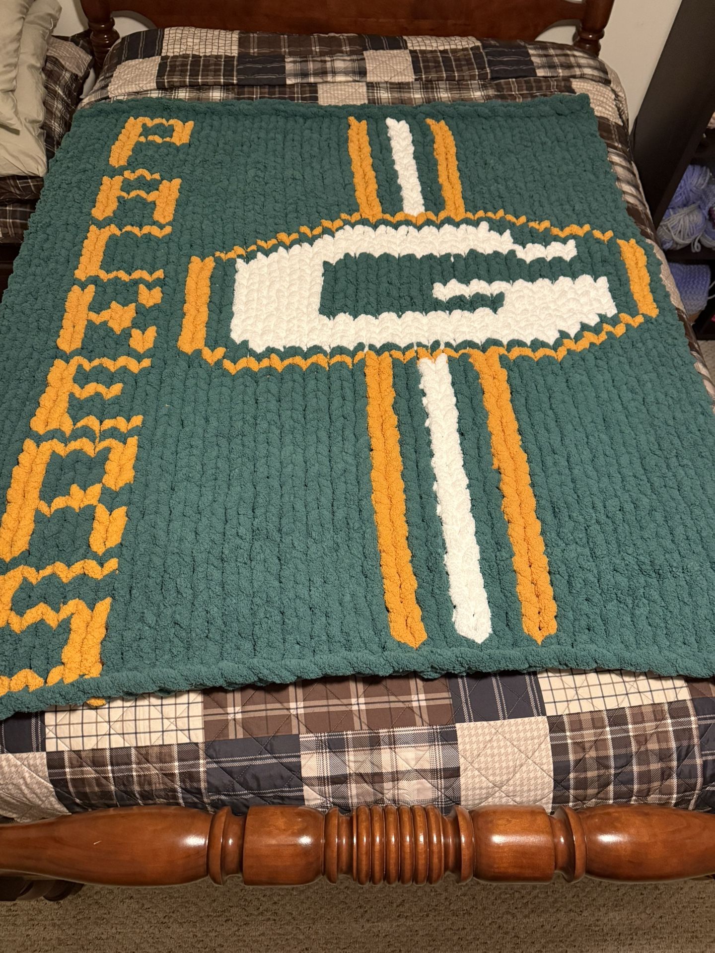 Green Bay Packers Chunky Blanket