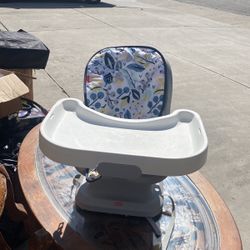 Slightly used baby booster seat table