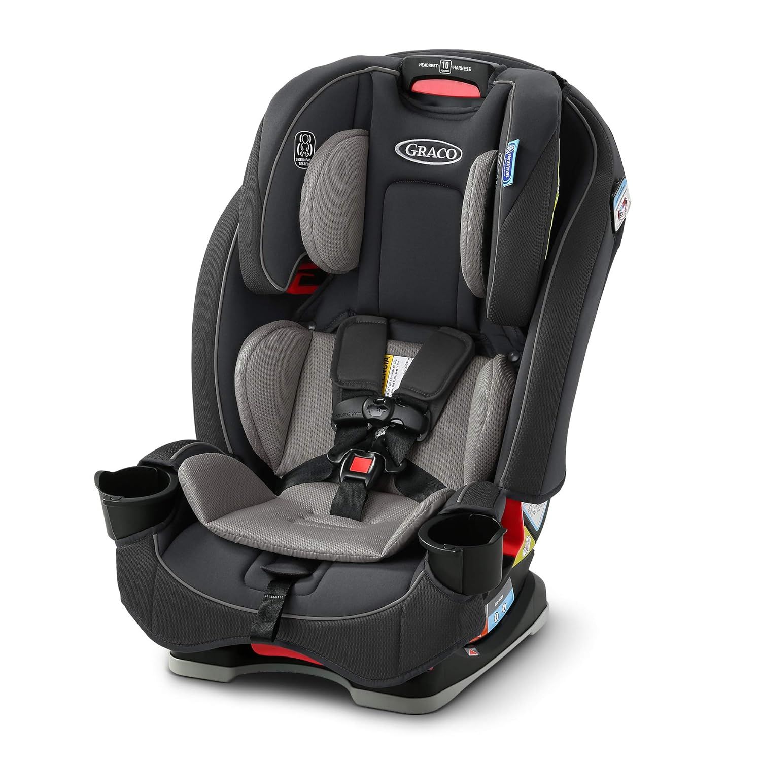 Graco SlimFit 3-in-1 Convertible Car Seat, 5-100 lbs, Used MISSING INFANT CUSHIONS (#1870)