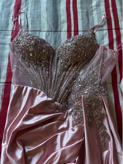 Pink gala dress