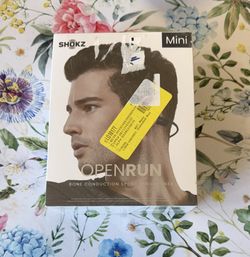 Shokz Mini OpenRun Bone Conduction Open-Ear - Endurance Headphones ~ Black S803