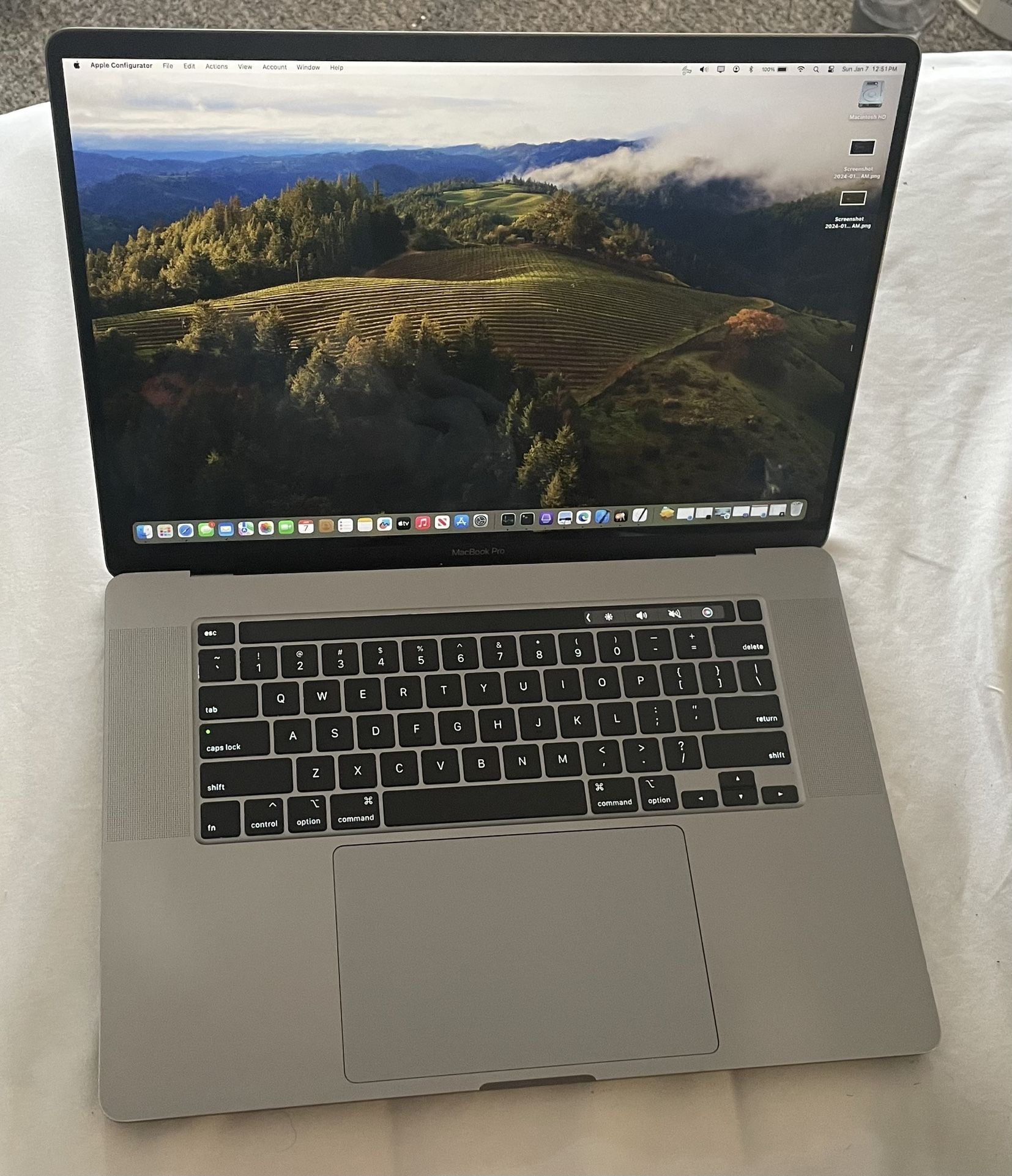 Macbook Pro 16inch 2019 32GB/512GB