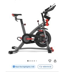 Schwinn IC4 spinning bike with cruiser seat