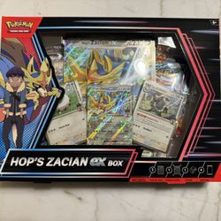 Pokemon - Hop’s Zacian Ex Box
