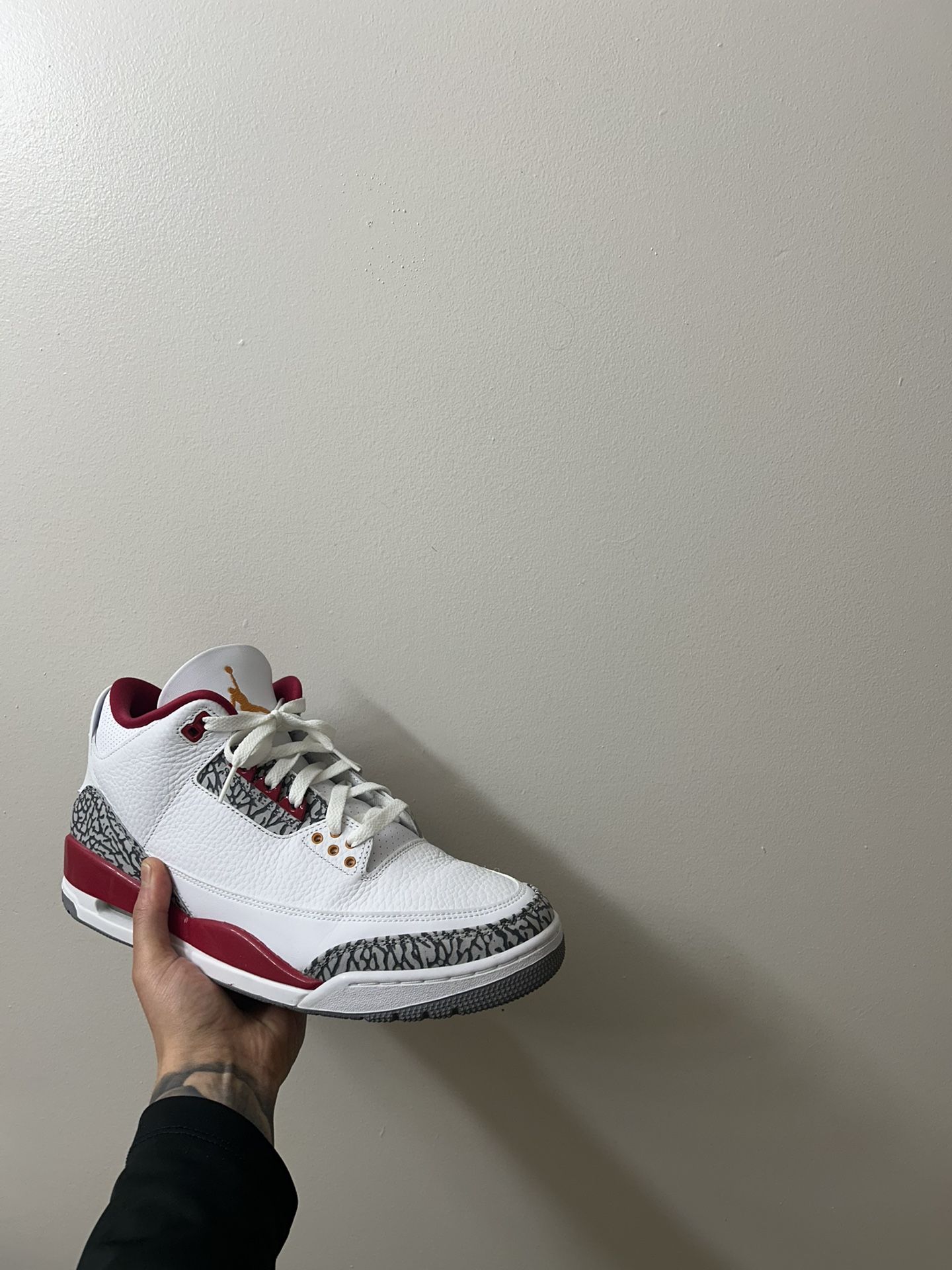Jordan 3 Cardinal Red (Size 12)