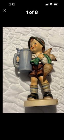 GOEBEL SIGNED HUMMEL FIGURINE “FOR FATHER” VINTAGE