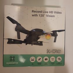 QUADCOPTER DRONE Record Live HD Video with 120 Degree Vision SKU-HDDRN001