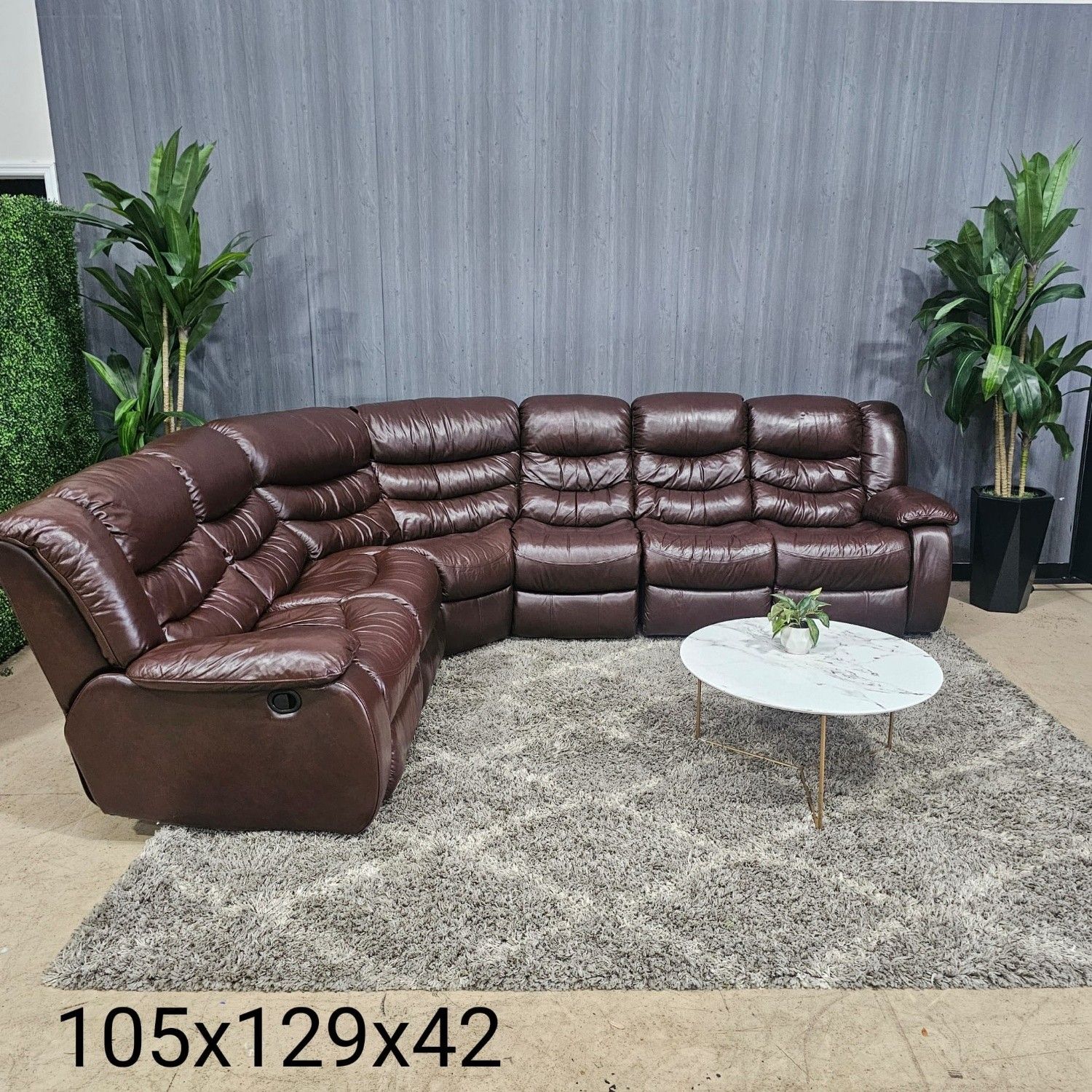 🛋️Reclining Leather Sectional (Delivery Available!! )