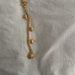 Heart Bracelet Gold Plated