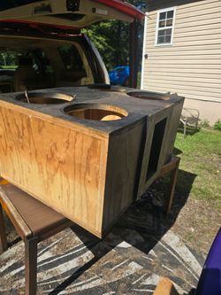 Custom Wood Subwoofer Box Enclosure