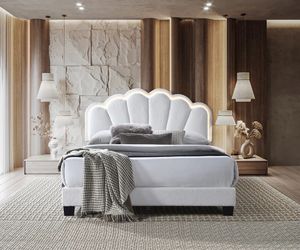 New Queen Size Clam Shell bed with LED light