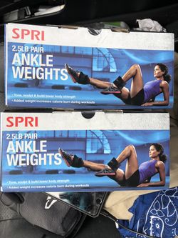 New 2.5 lb pair ankle weights