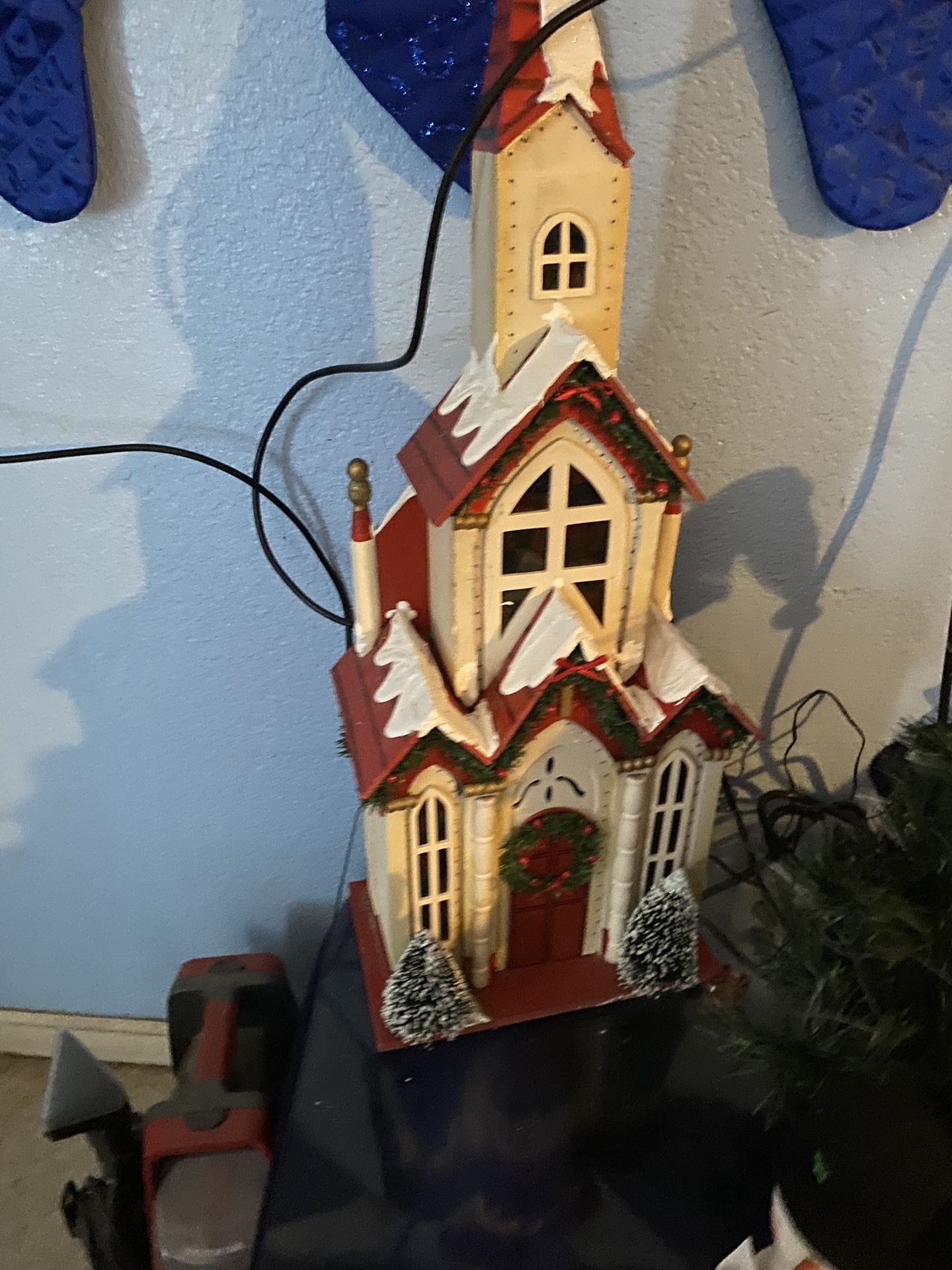 Beautiful Xmas Musical Village $350