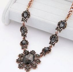 Rhinestone necklace