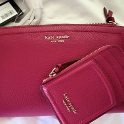 Kate Spade - Pebbled Leather Crossbody Renaissance Rose