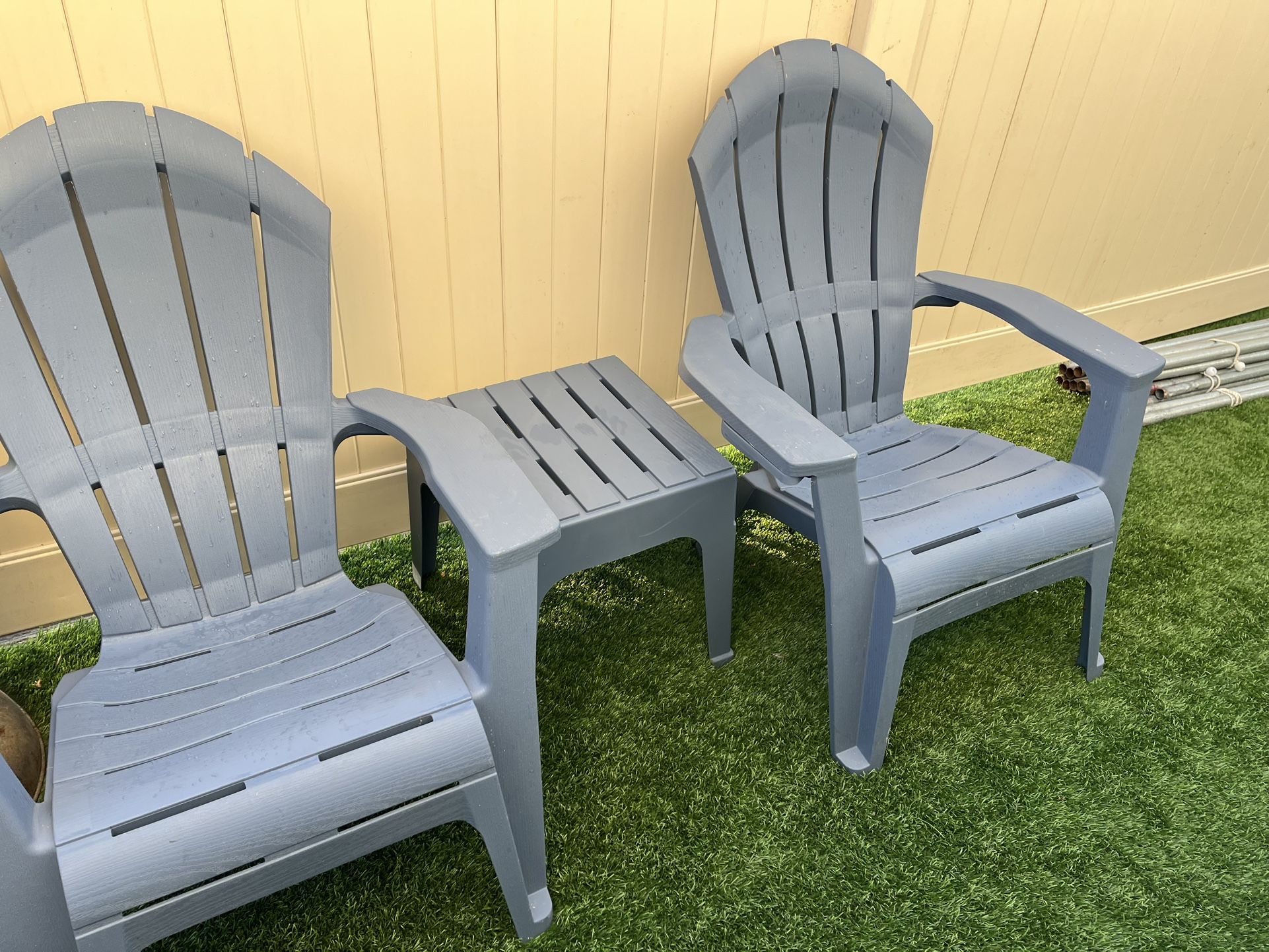 Outdoor Patio Chair And Side Table