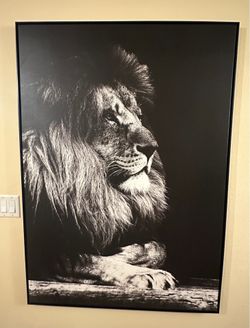 Large Lion wall art