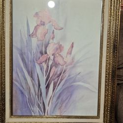 Lena Lui Signed And Numbered Framed Print Names Iris