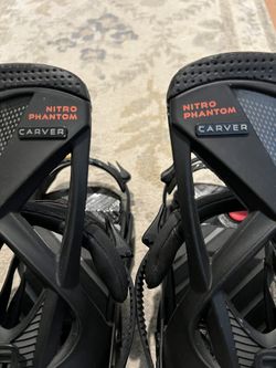 Nitro Carver Snowboard Bindings Medium