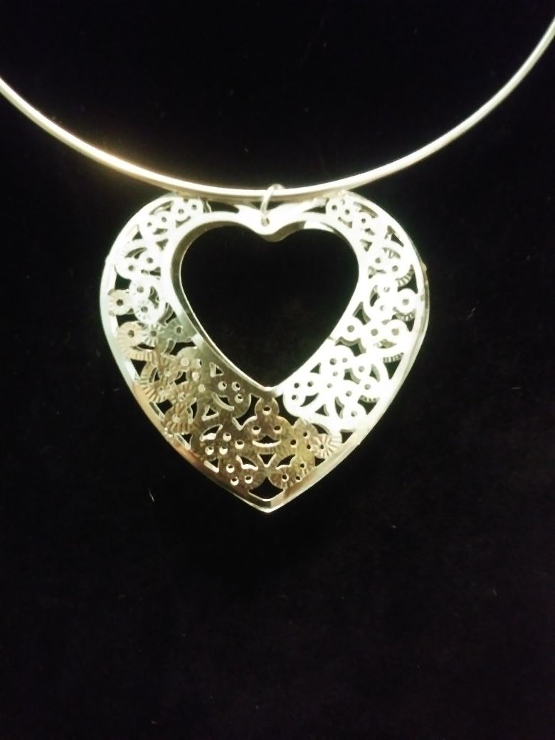 New heart pendant necklace set