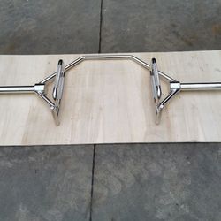 Open Hex Bar / Trap Bar / Shrug Bar / Trap Hex Bar Olympic Hard Chrome Hex Bar Includes Free Collars  With 2 Inch Hole
