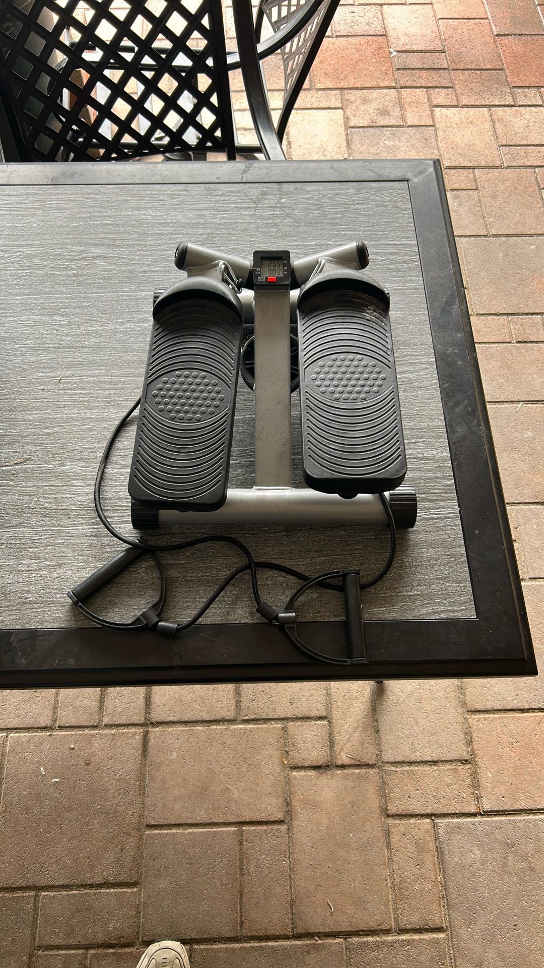 Step Exerciser With Arm Pulleys