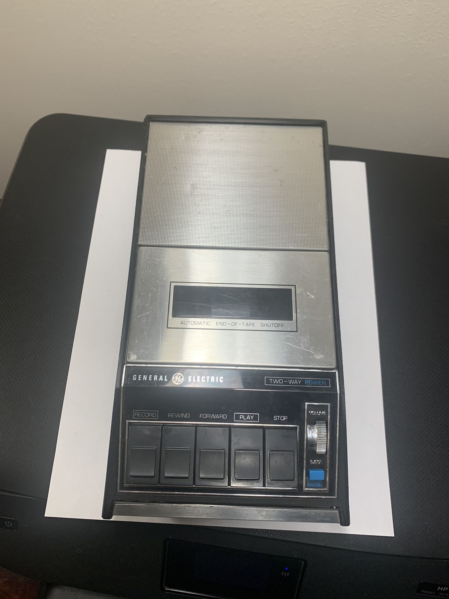 Vintage General Electric GE Cassette Player/Recorder M8450A