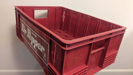 Dr. Pepper Plastic Beverage Crate Vintage