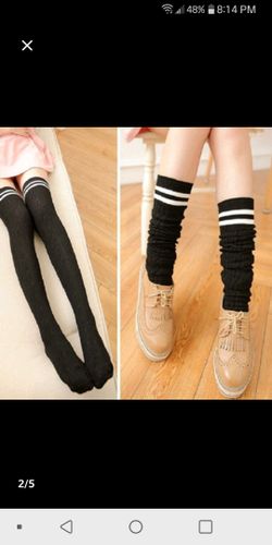 Girls Sock Pair Black