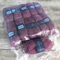M: Assorted Lots of Yarn - Wool, Merino, Cotton, Acrylic Blends