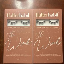 Brand New Flutterhabit Faux Eyelashes In “The Wink”