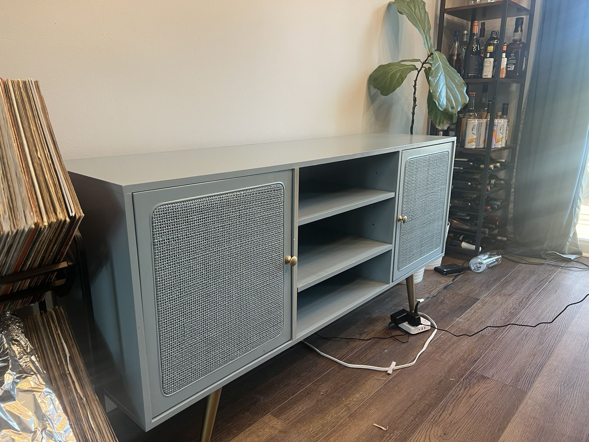 Blue Like New Credenza